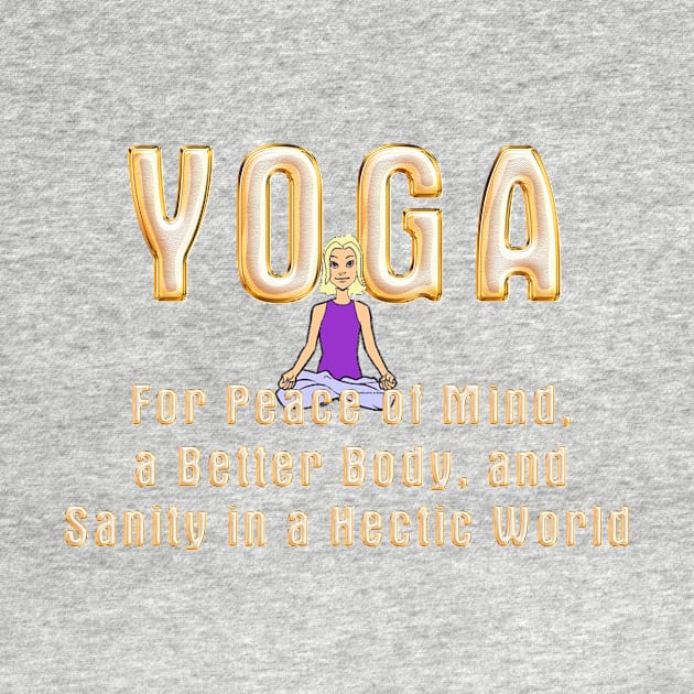 Yoga Slogan by teepossible